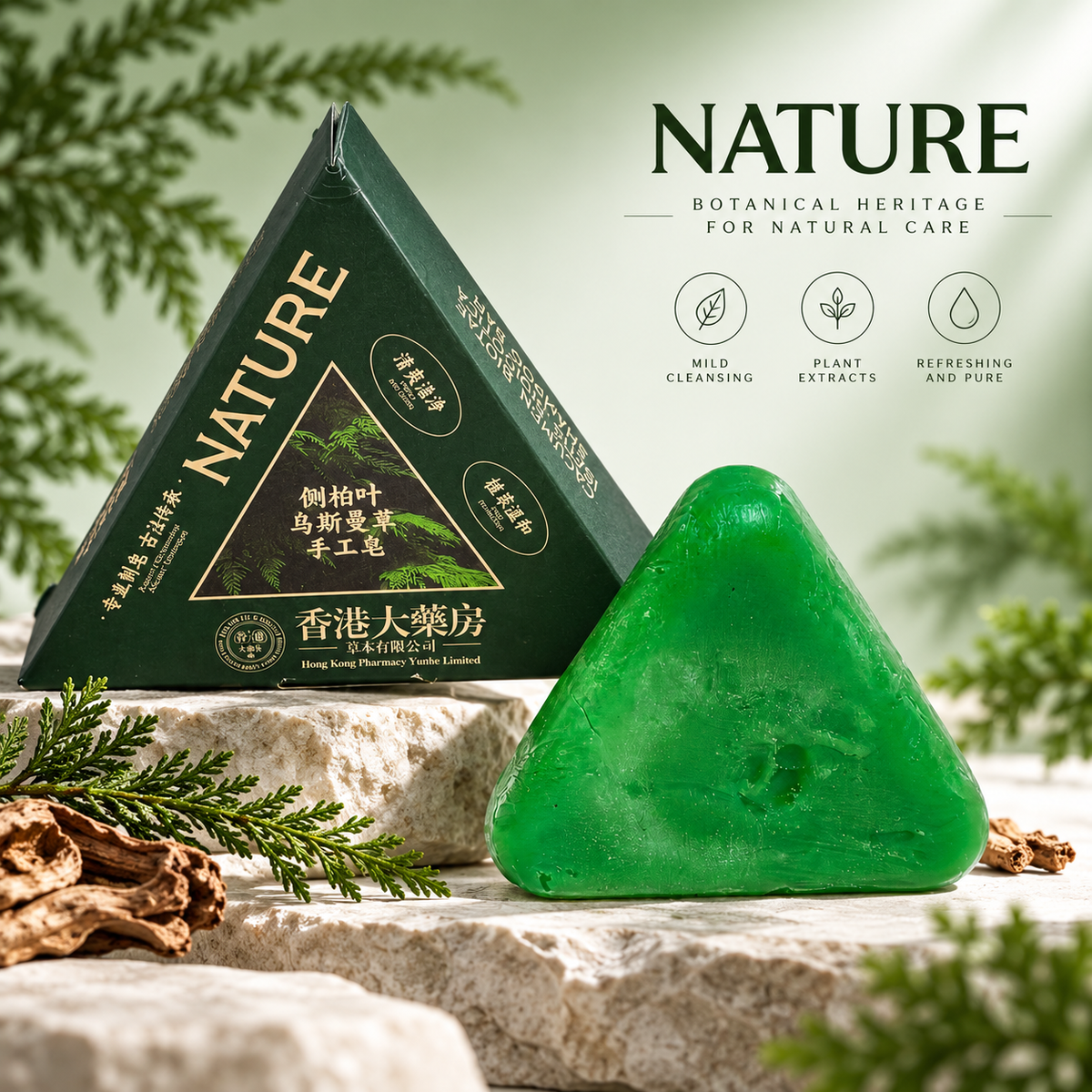NATURE Botanical Hair & Scalp Care Bar